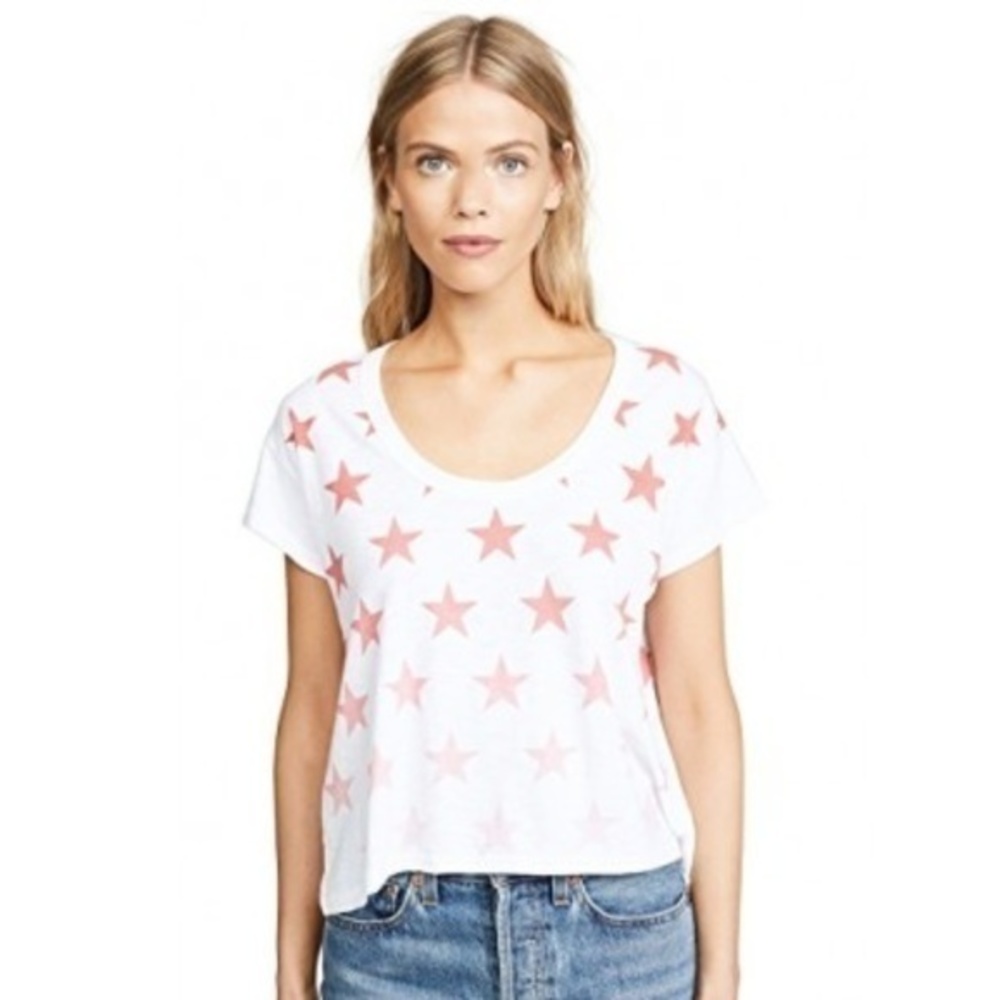 CHRLDR Faded Stars Box Faded Star Slub Tee